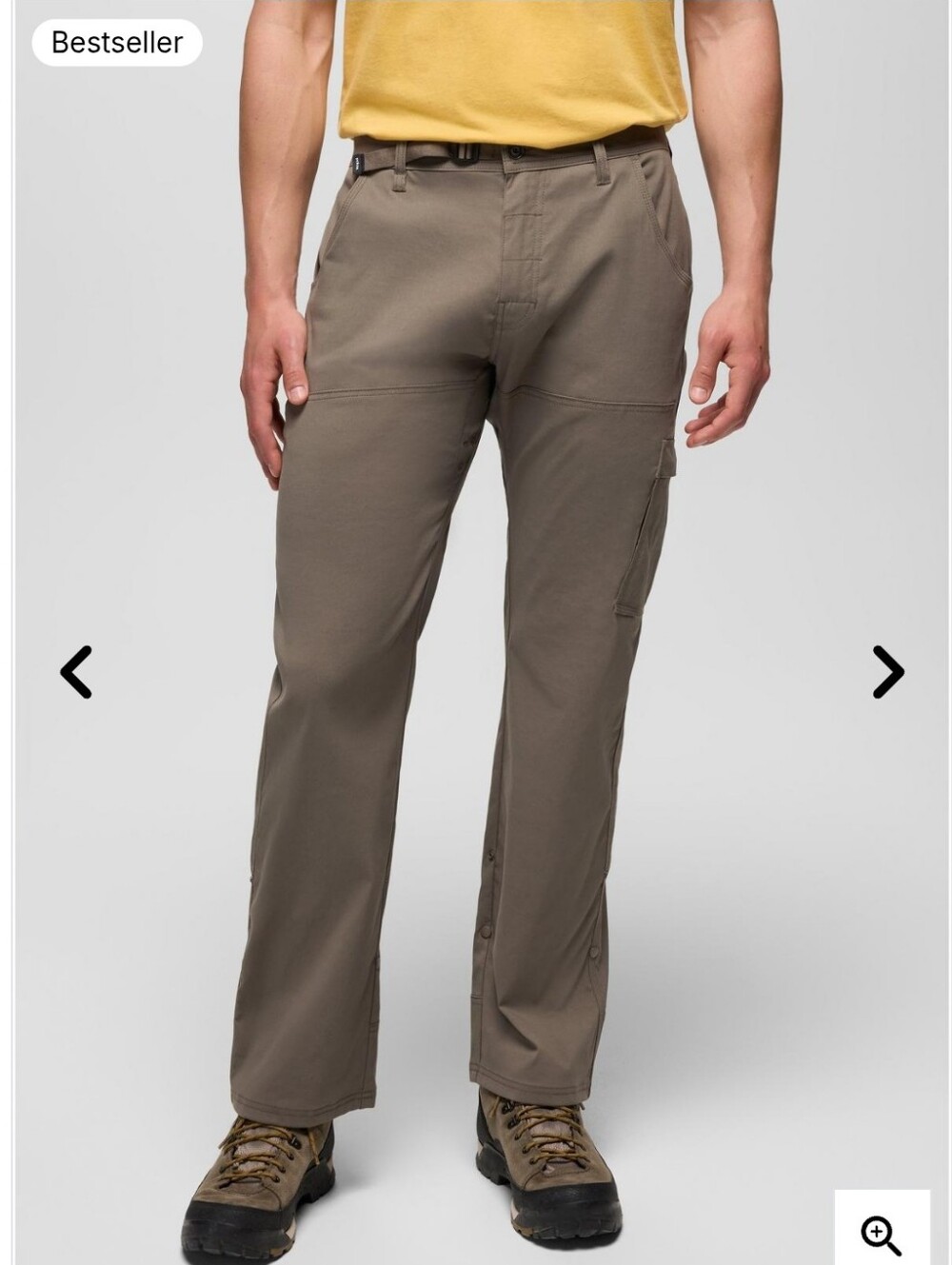 $98 Prana Stretch Zion™ Relaxed Men Pant NWT Slate Green NWT 35x32